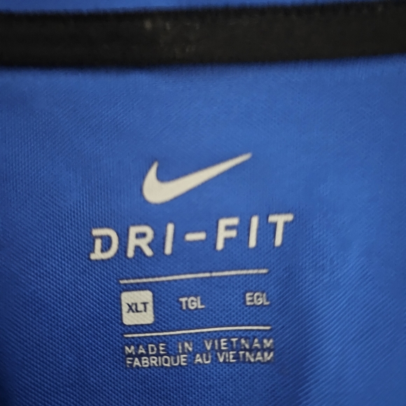 Men's Nike Pollo Blue Dri Fit - Picture 4 of 4